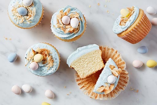 Robin Egg Cake – Tip: Cupcakes
