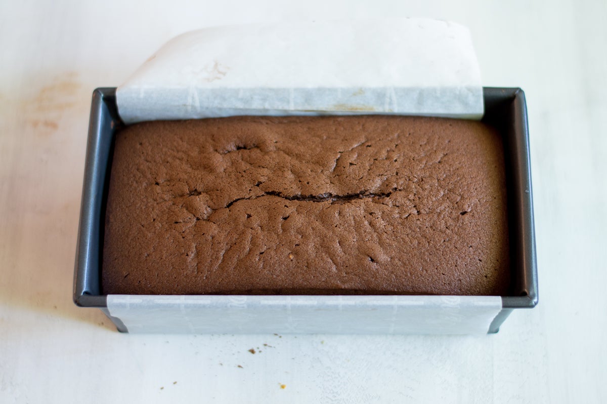 Baked cake for Chocolate Cassata
