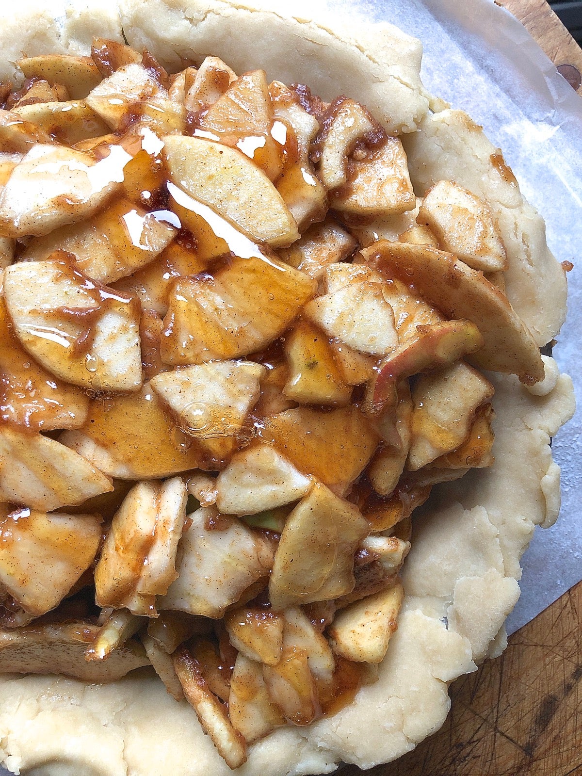 How to prevent runny apple pie via @kingarthurflour