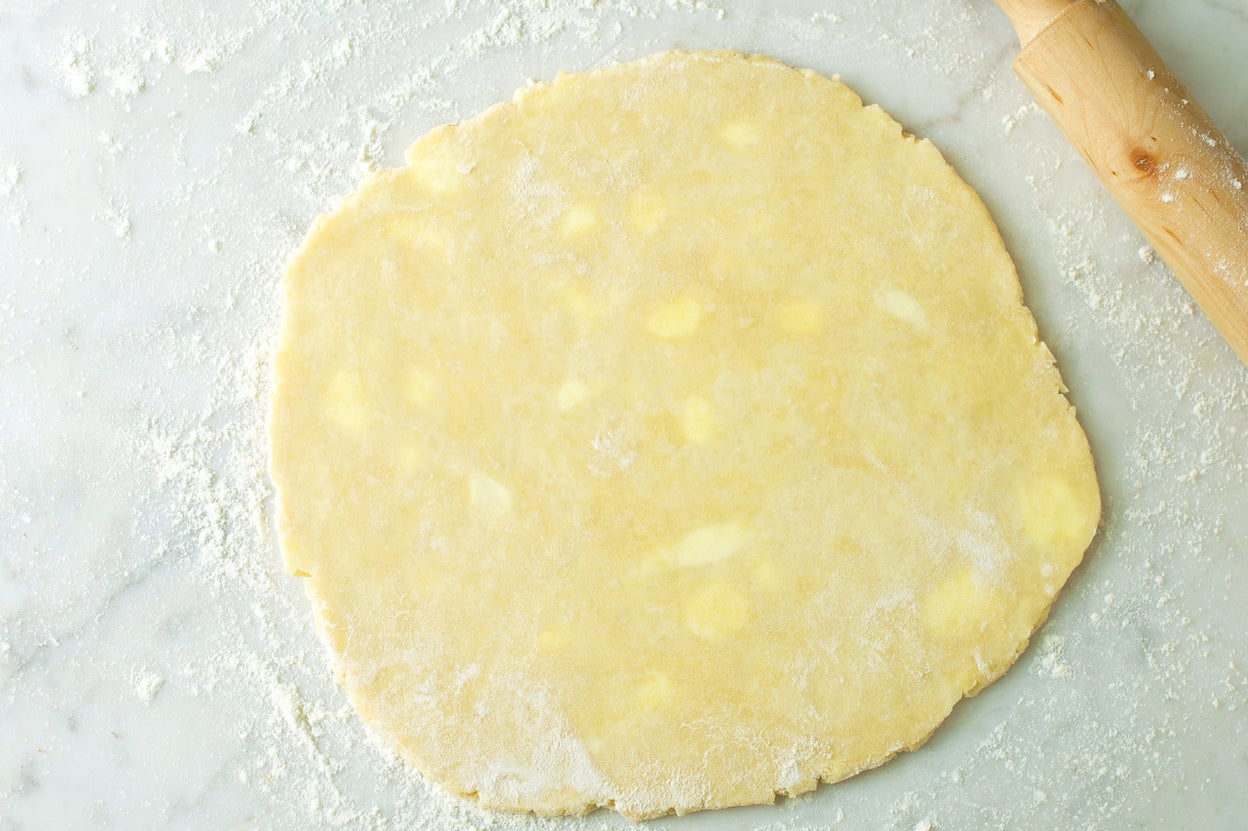 Rolled-out pie crust