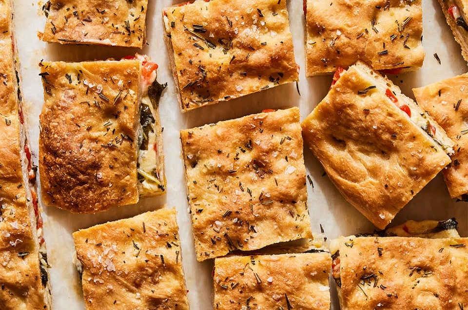 Cheese and Herb Stuffed Focaccia - select to zoom