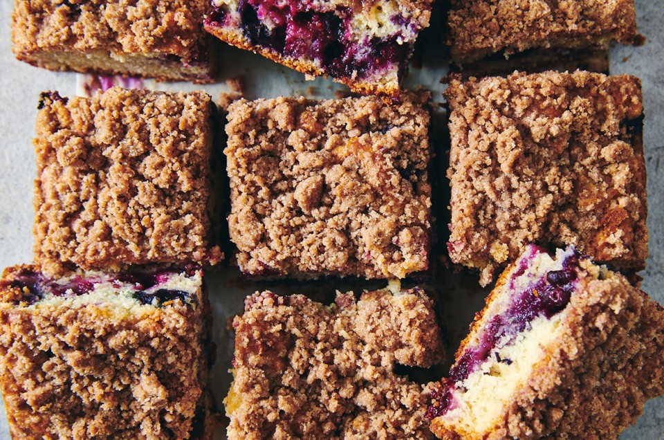 Blueberry Buckle Coffee Cake - select to zoom