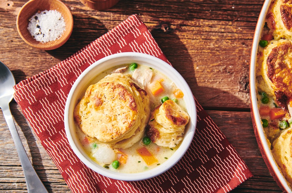 Chicken Pot Pie with Biscuits  - select to zoom