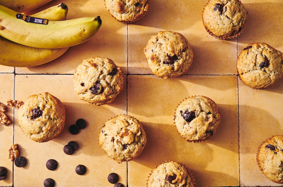 Banana Chocolate Chip Muffins  - select to zoom