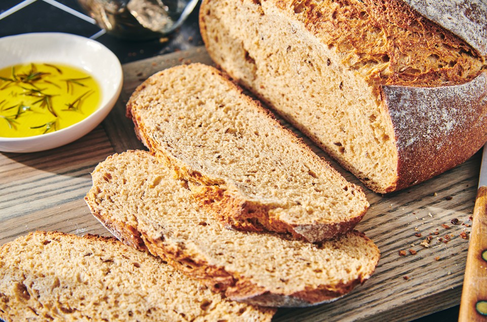 Sourdough Rye Bread  - select to zoom