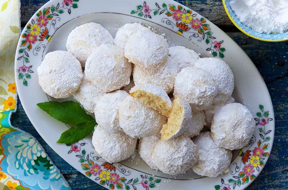 Lemon Snowball Cookies  - select to zoom
