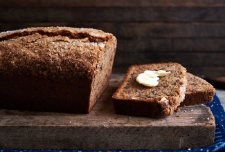 Gluten-Free Quick & Easy Banana Bread made with baking mix
