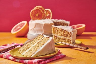 Citrus Surprise Grapefruit Cake 