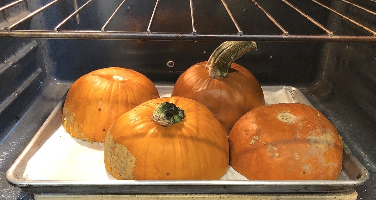 How to make homemade pumpkin puree via @kingarthurflour