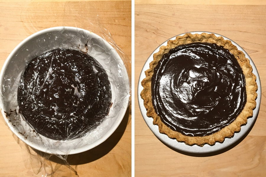 Gluten-Free Chocolate Cream Pie via @kingarthurflour