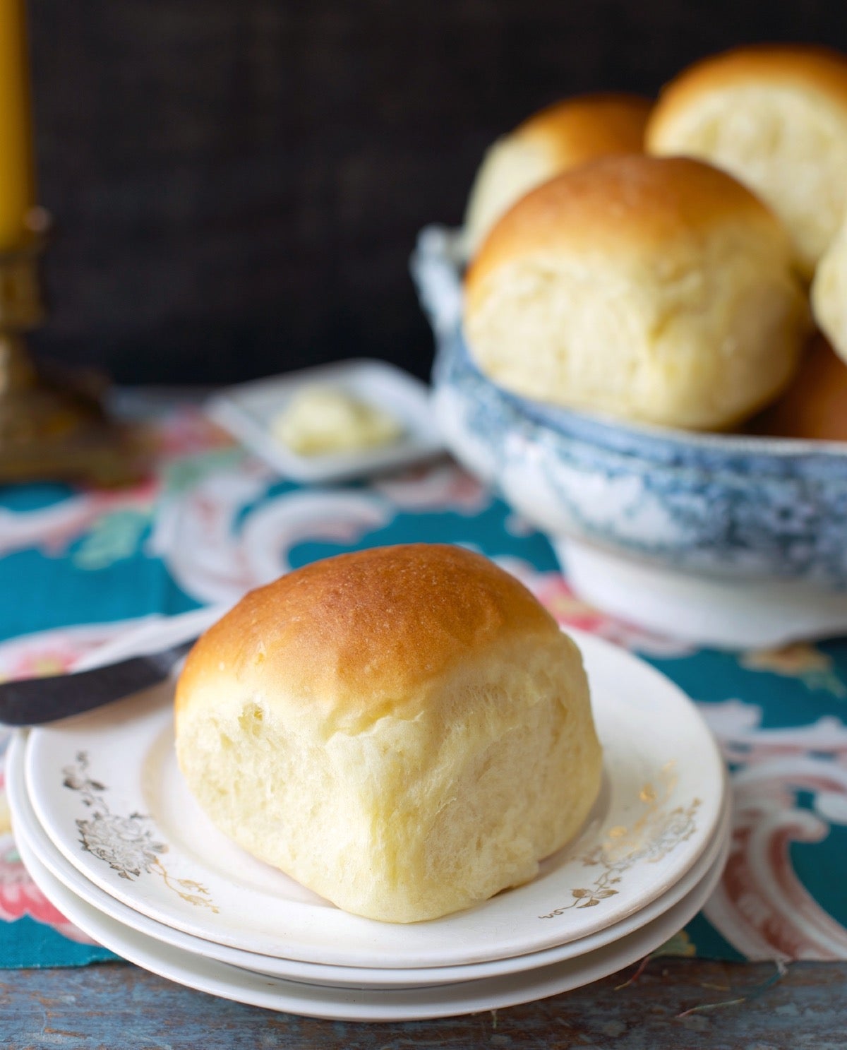Amish Dinner Rolls fresh from the oven.