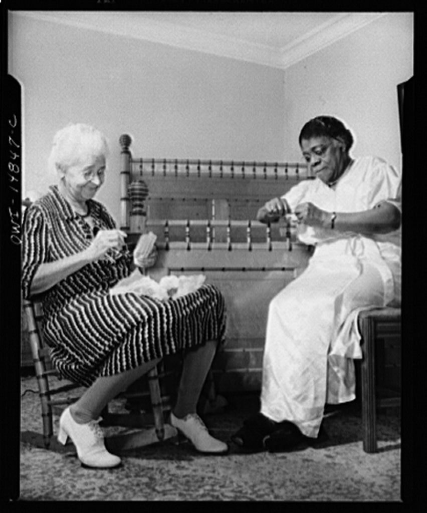 Archival photos of Dr. Bethune and her friend
