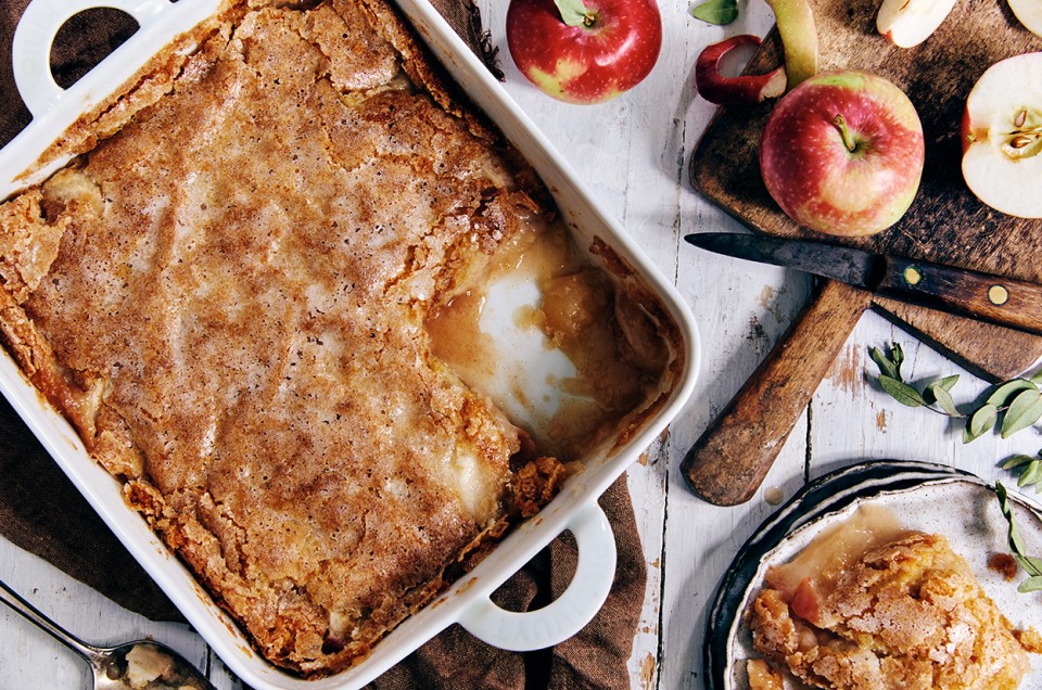 Sugar-Crusted Apple Cobbler - select to zoom