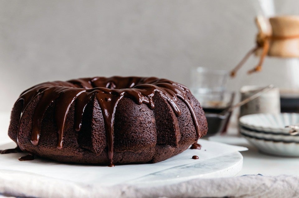 Gluten-Free Chocolate Fudge Bundt Cake - select to zoom