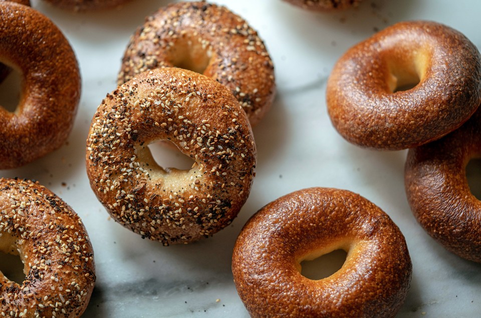 Bagels with Pâte Fermentée - select to zoom