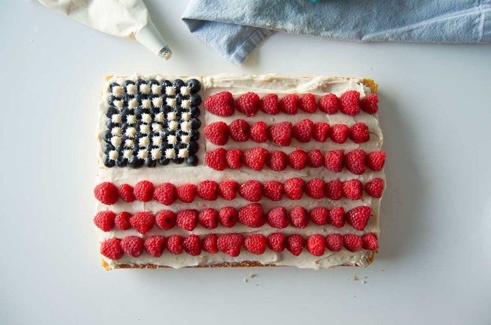 Flag cake 