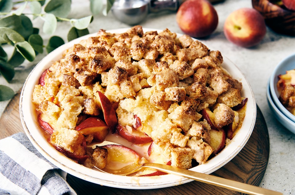 Just Too Easy Peach Cobbler - select to zoom