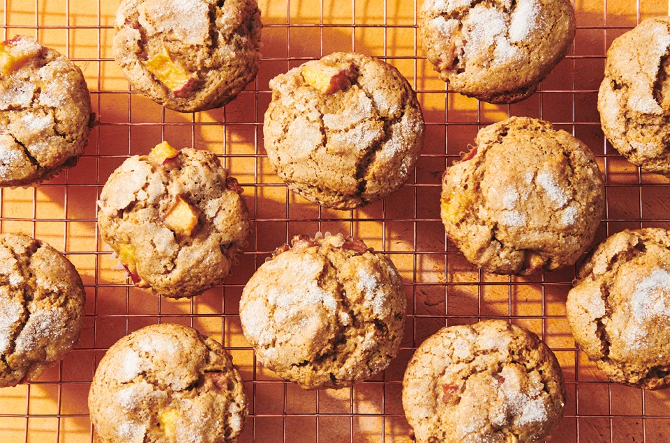 Spiced Peach Muffins - select to zoom