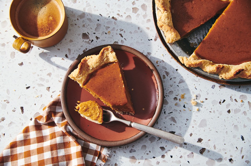 Smooth and Spicy Pumpkin Pie - select to zoom