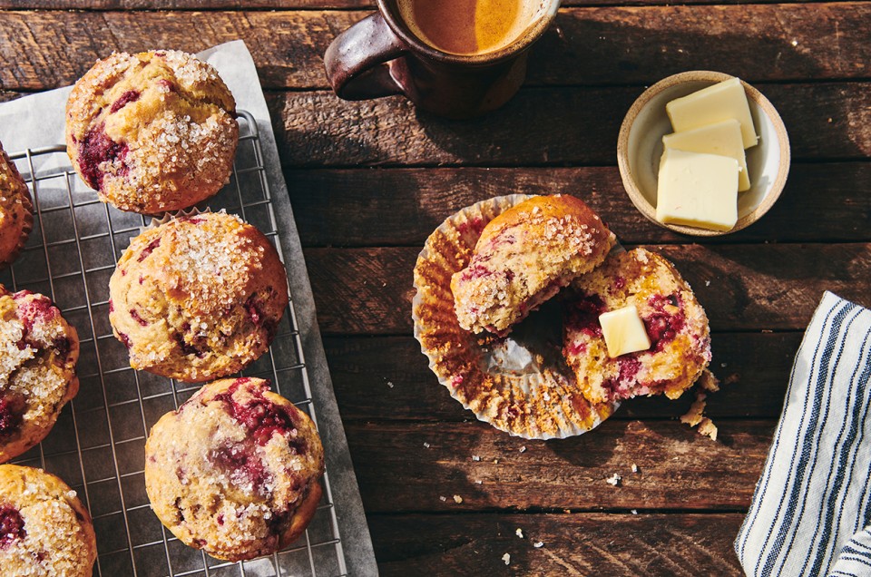 Basic Muffins (with berry and oatmeal versions)  - select to zoom
