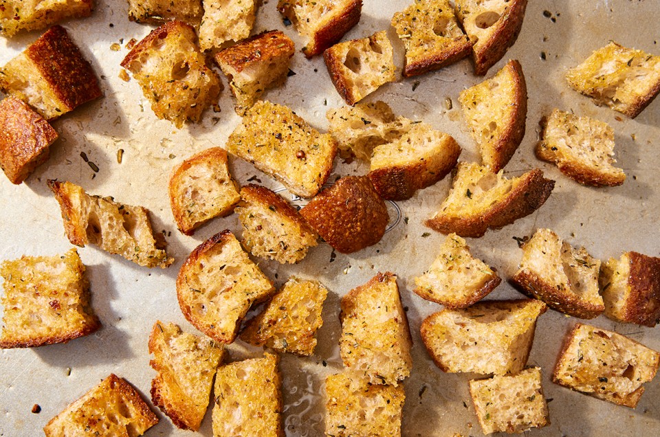 Homemade Croutons  - select to zoom