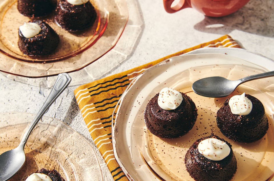 Molten Chocolate Mini Cakes  - select to zoom
