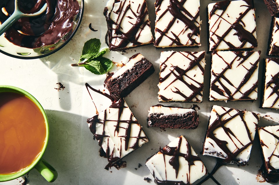 Melting Mint Brownies - select to zoom