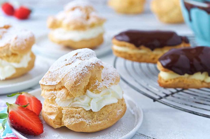 Cream Puffs and Éclairs - select to zoom