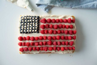 Flag cake 