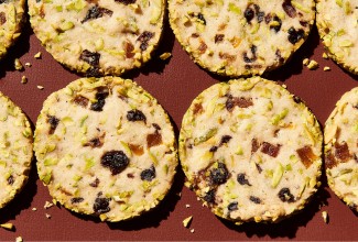 Pistachio-Crusted Icebox Cookies