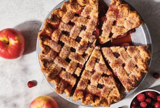 Apple Pie with Cranberries
