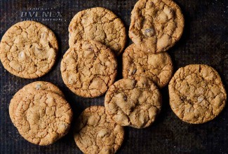 Ginger Molasses Amber Ale Cookies