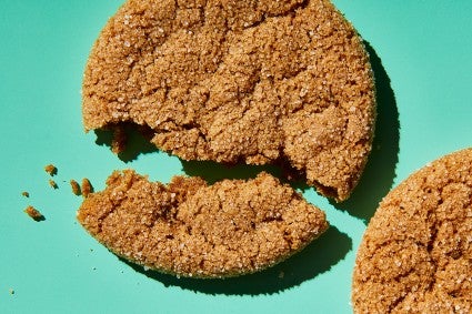 Spiced Rye Ginger Cookies