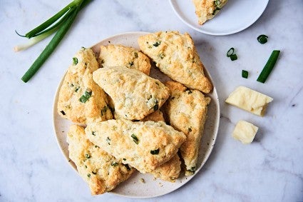 Cheddar Cheese and Scallion Scones